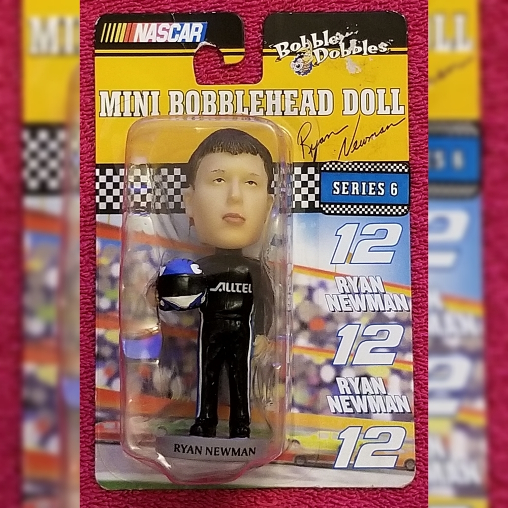 NASCAR Ryan Newman #12 Mini Bobblehead Doll 2004